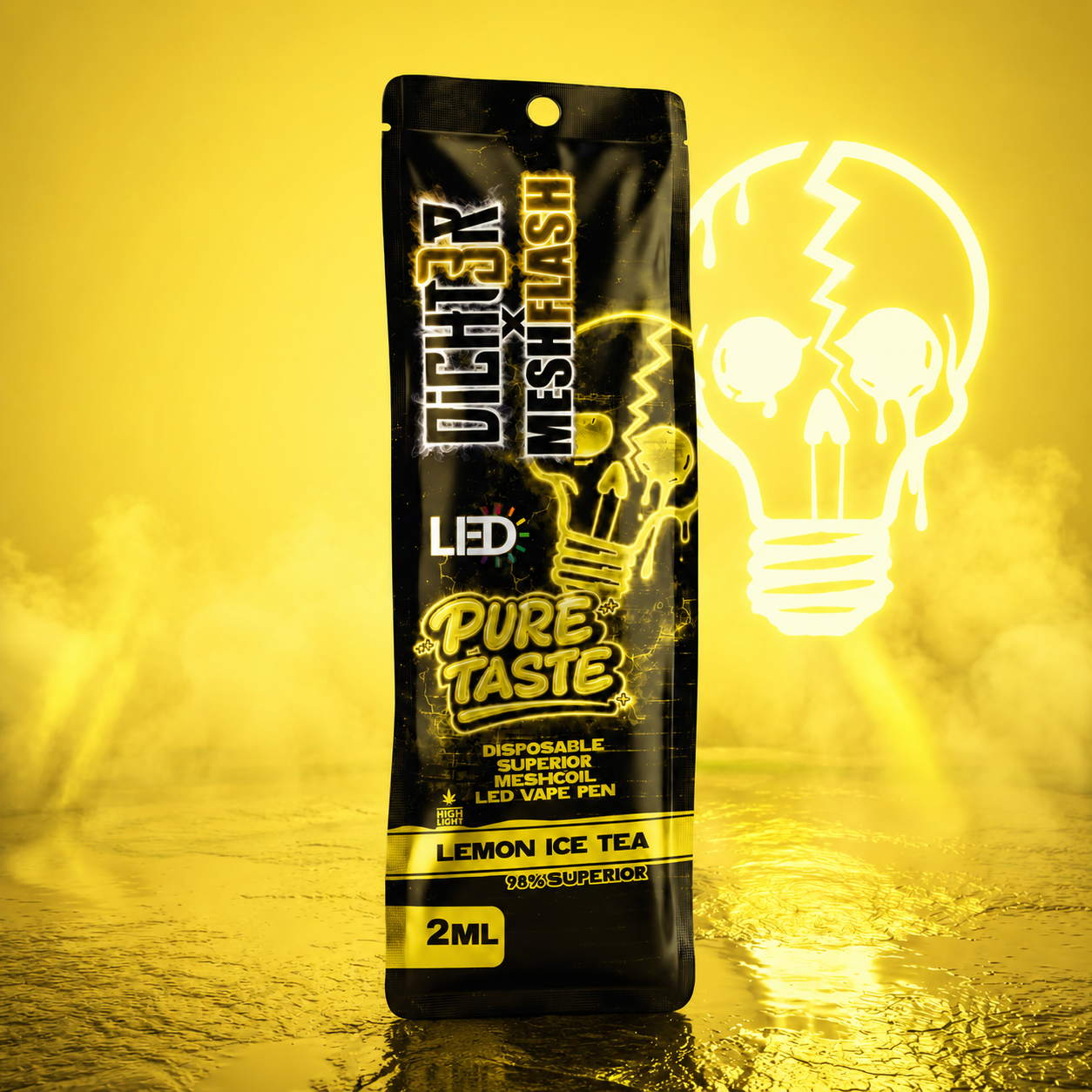 DICHT3R × Meshflash Lemon Ice Tea