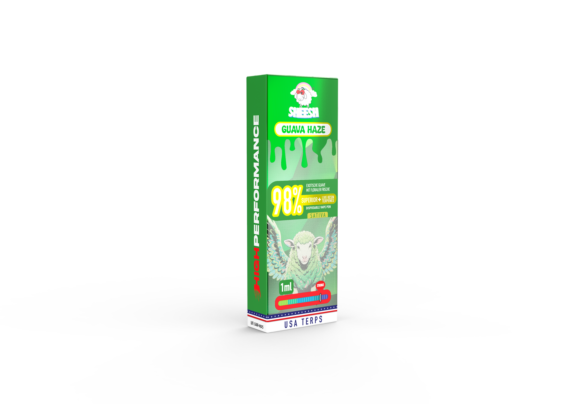 Sheesh H3 Superior Vape 1ml – Guava Haze Verpackung