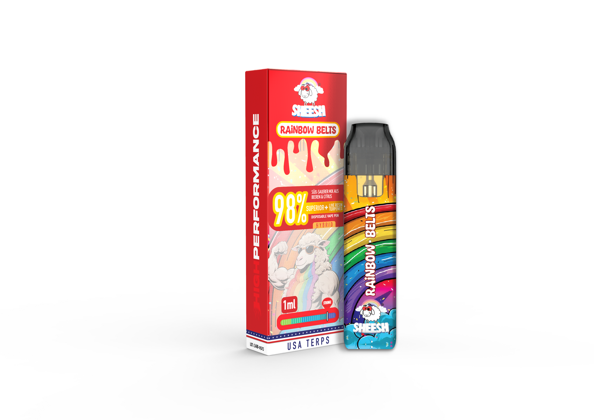 Sheesh H3 Superior Vape 1ml – Rainbow Belts Gerät