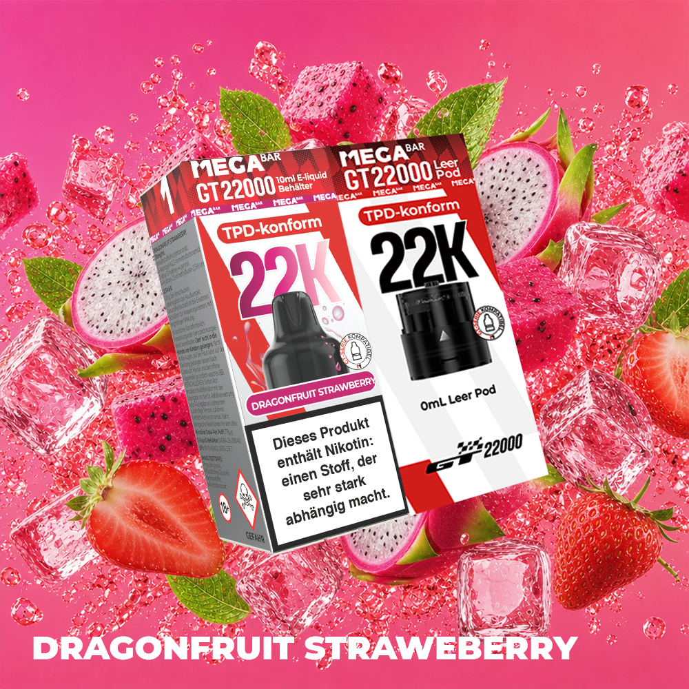 MEGABAR GT22K Dragonfruit Strawberry