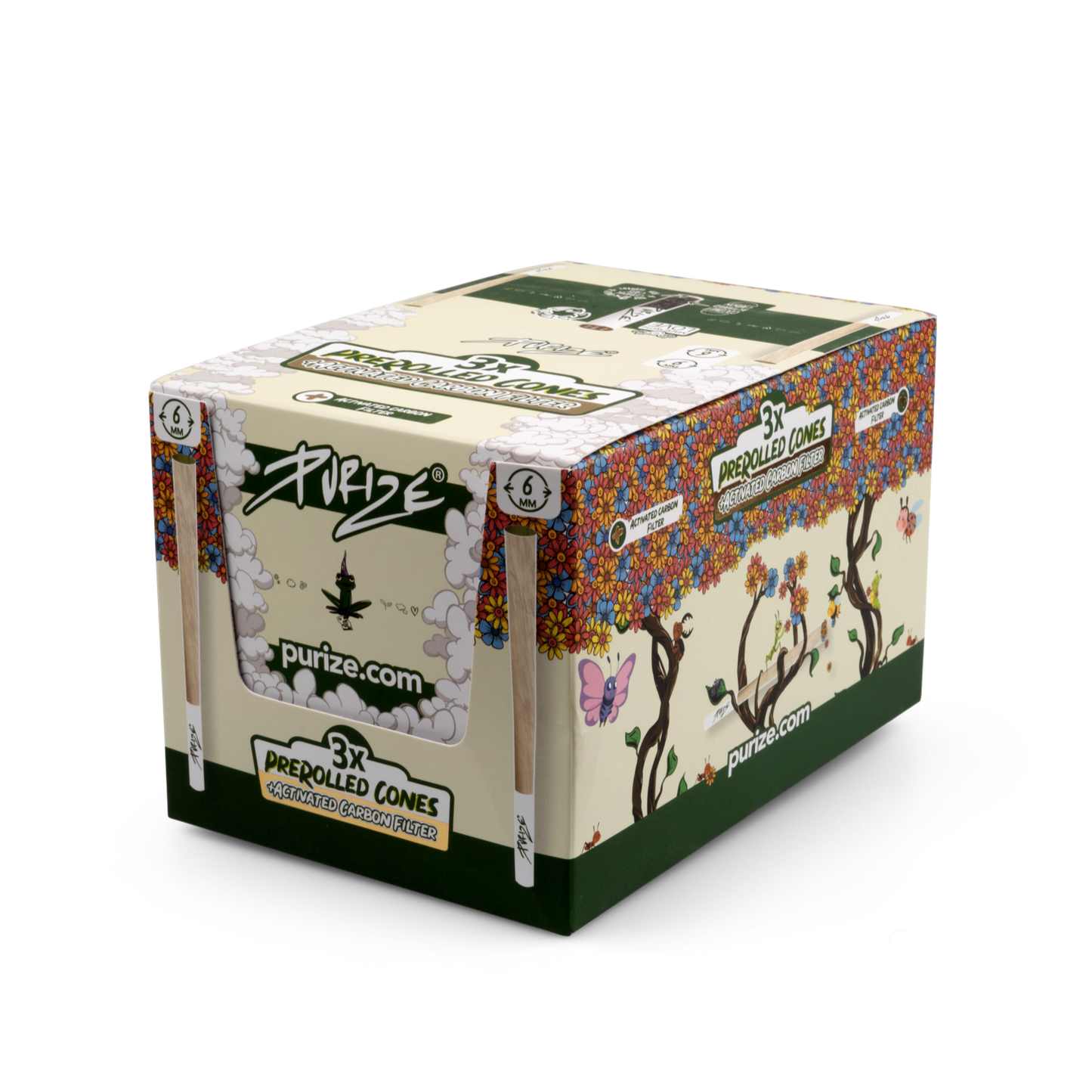PURIZE® XTRA Pre-Rolled Cones 3er (30er VE)