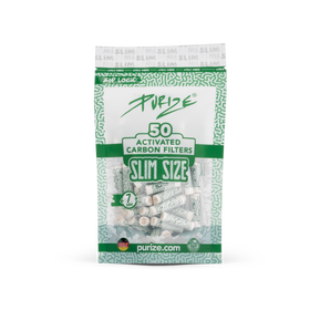 PURIZE® Slim Size Aktivkohlefilter 6mm 10x (50stk)