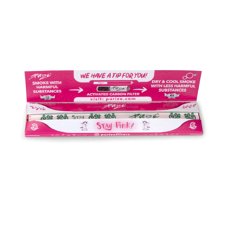 PURIZE® Pink Papers King Size Slim (50er VE)