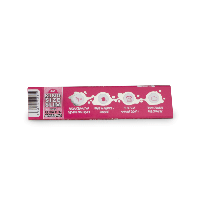 PURIZE® Pink Papers King Size Slim (50er VE)