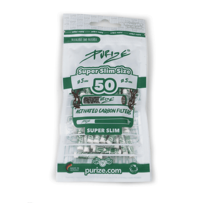PURIZE® SUPER Slim Size Aktivkohlefilter 20x (50stk)